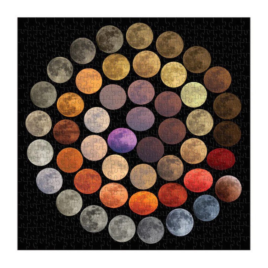 Colors of the Moon 500 Piece Puzzle.