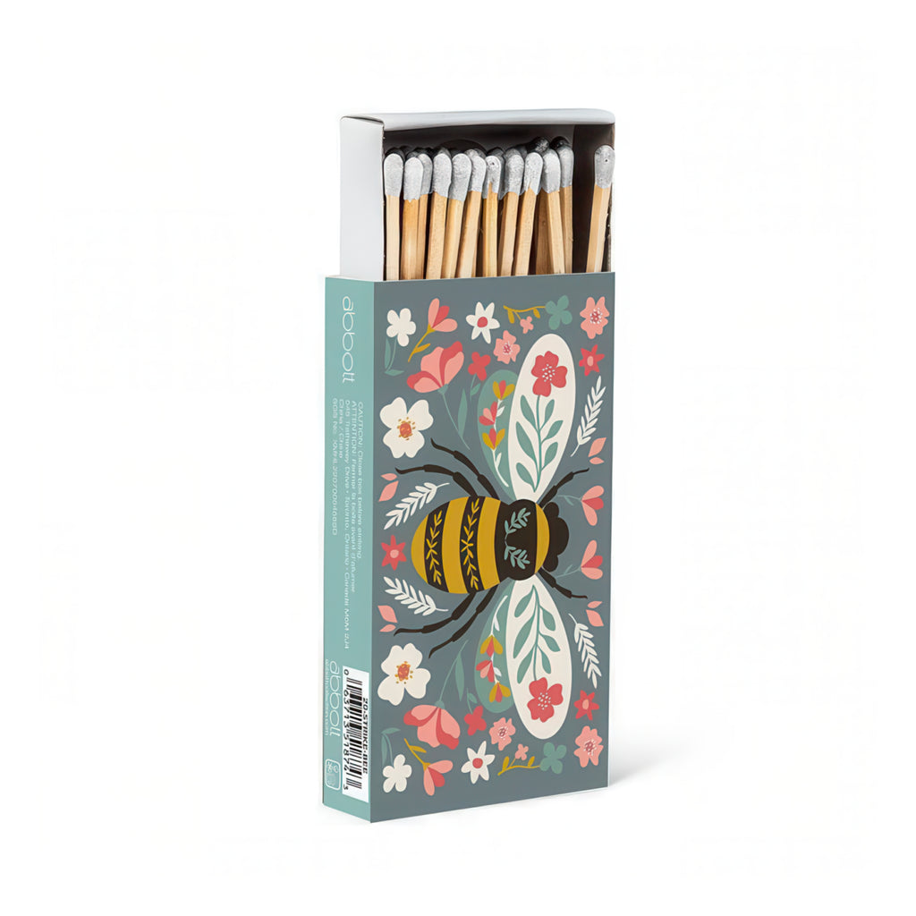 Colourful Floral Bee Matches.