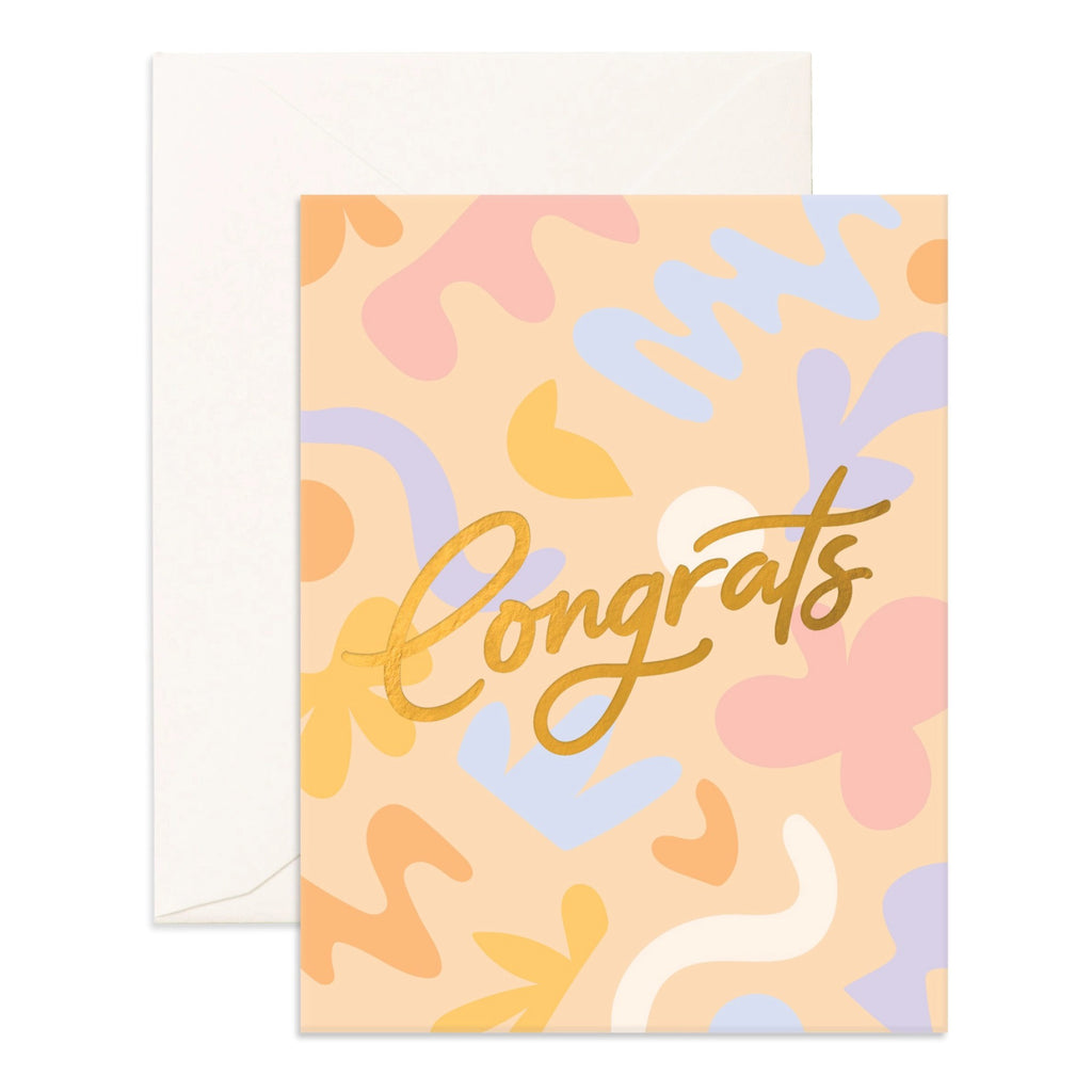 Congrats Fresco Greeting Card.