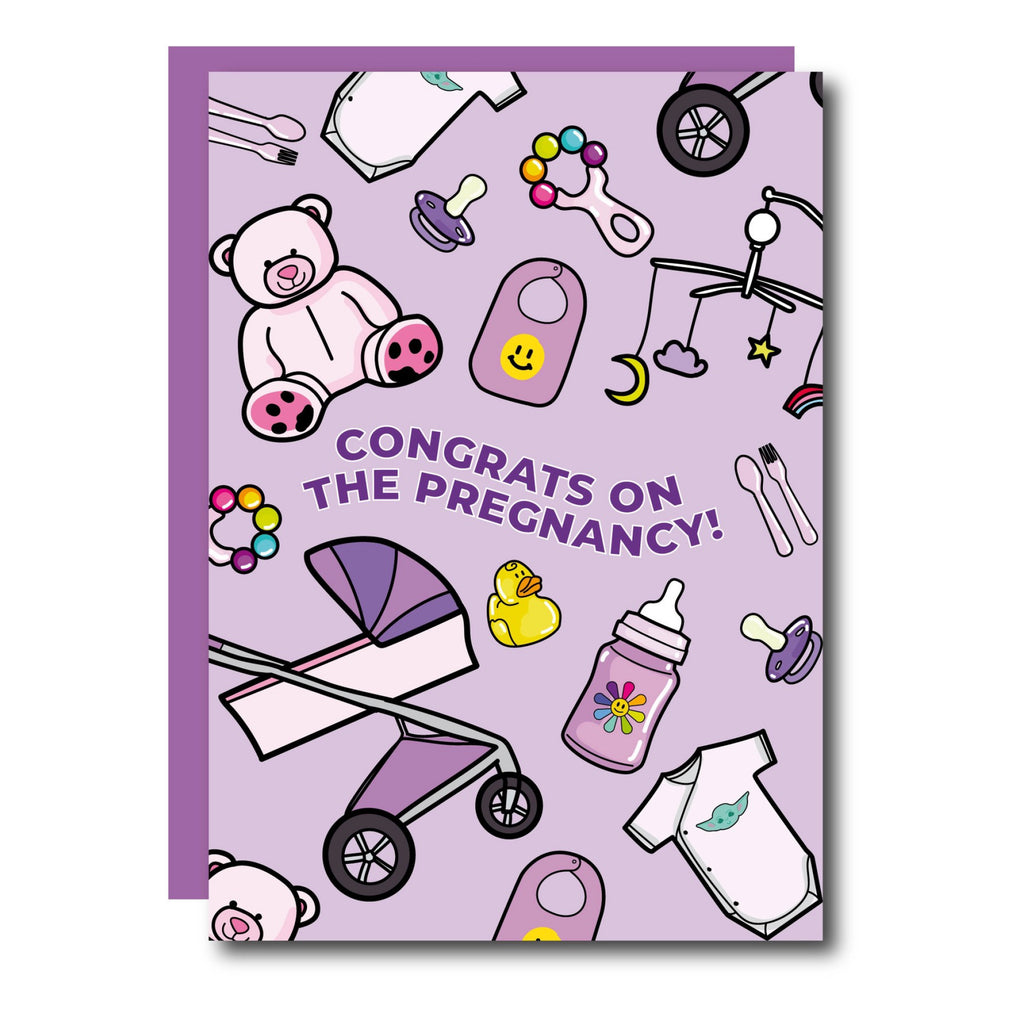 Congrats On The Pregnancy! Baby Card.