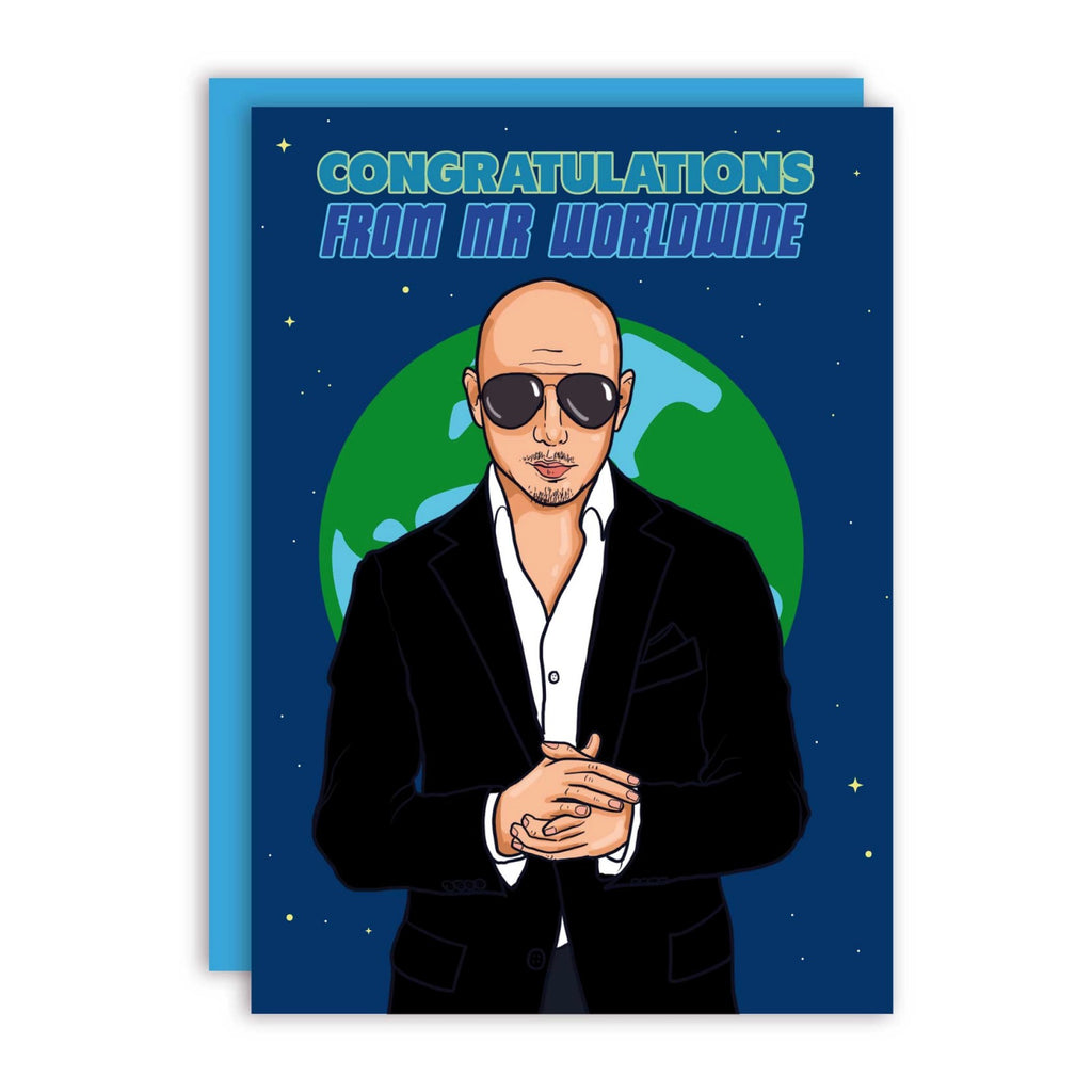 Congratulations From Mr Worldwide Pitbull Card .