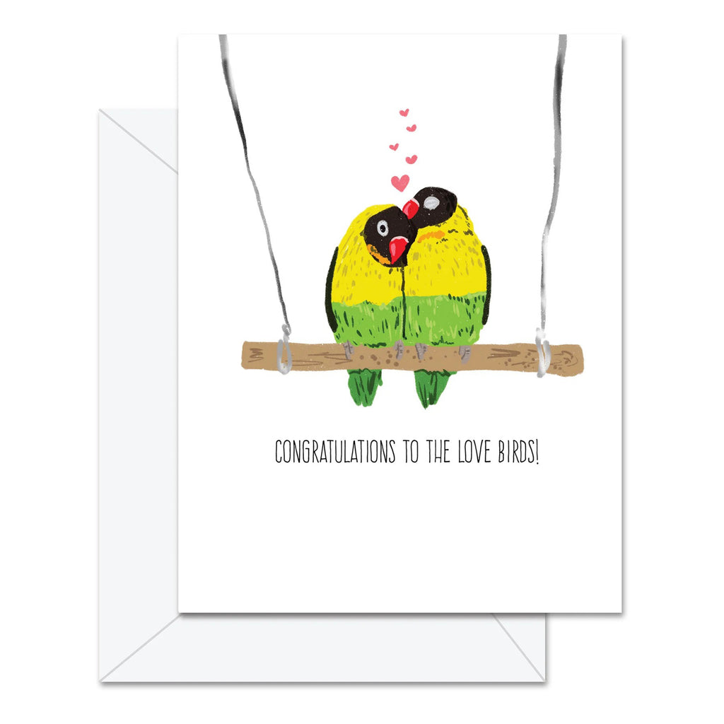 Congratulations To The Love Birds Card.