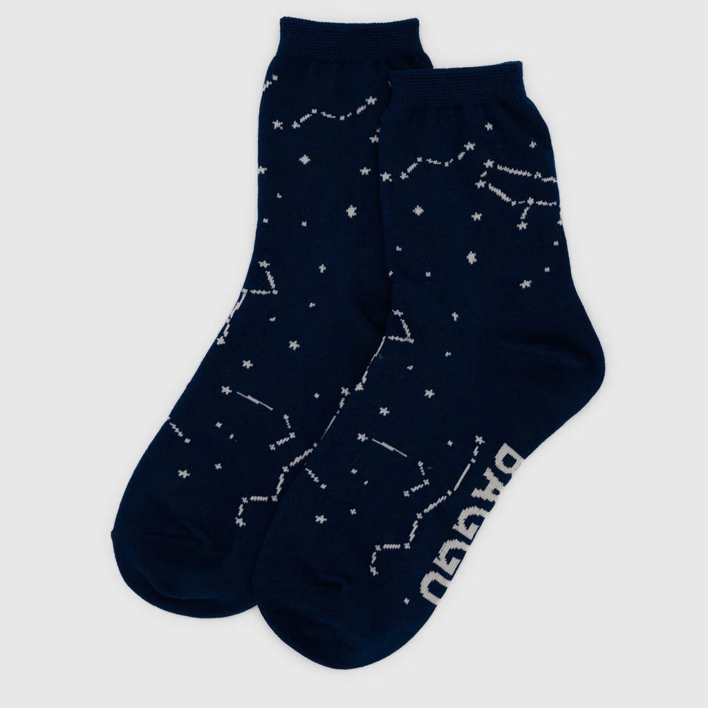 Constellation Midnight Crew Socks.