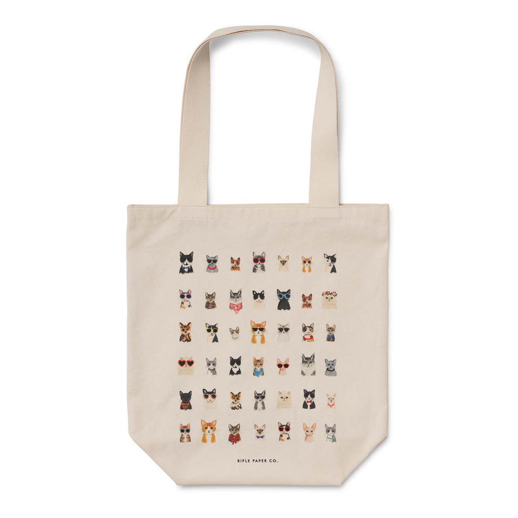 Cool Cats Canvas Tote Bag.