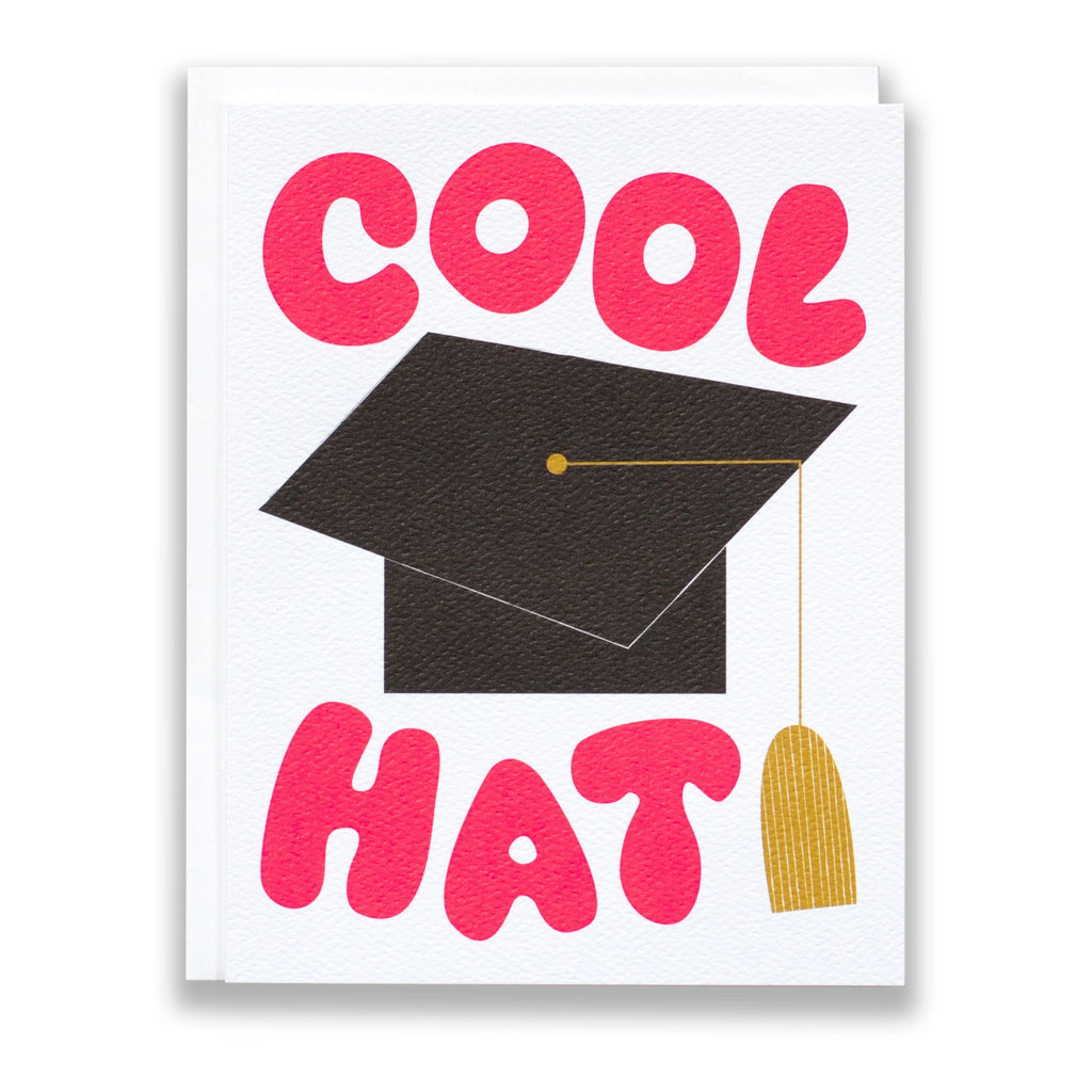 Cool Hat Graduation Card.