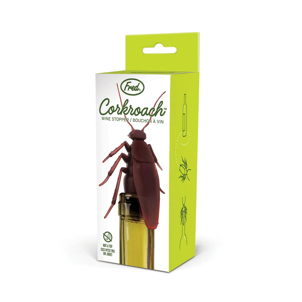 Corkroach Roach Bottle Stopper packaging.