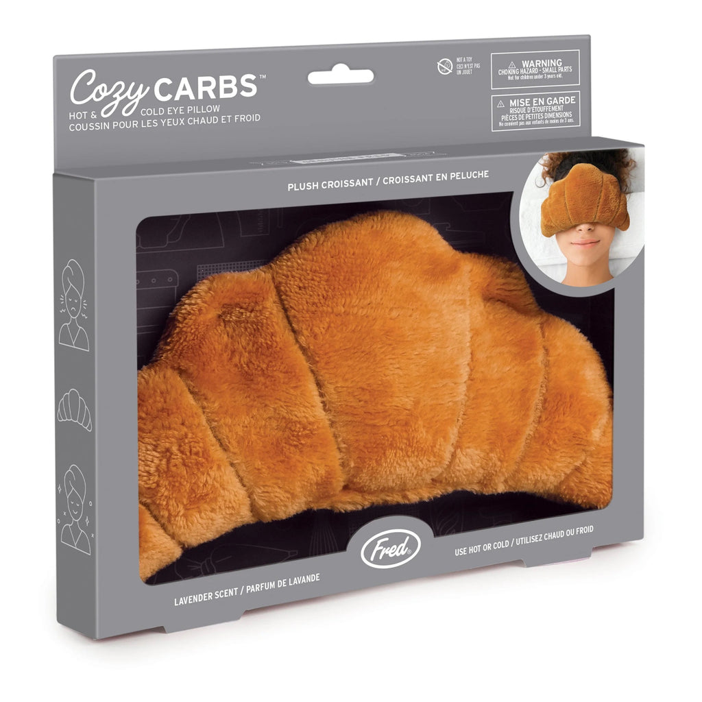 Cozy Carbs Eye Pillow packaging.