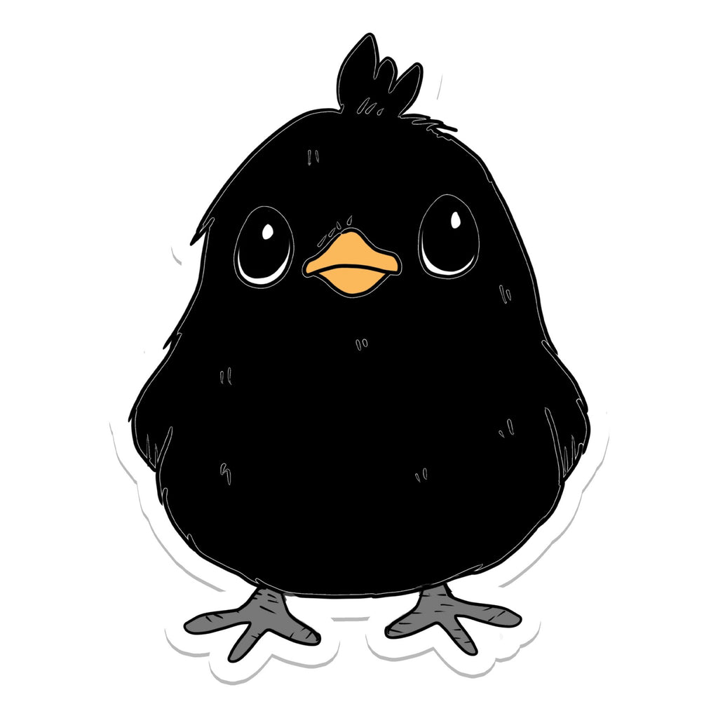 Crow Baby Sticker.