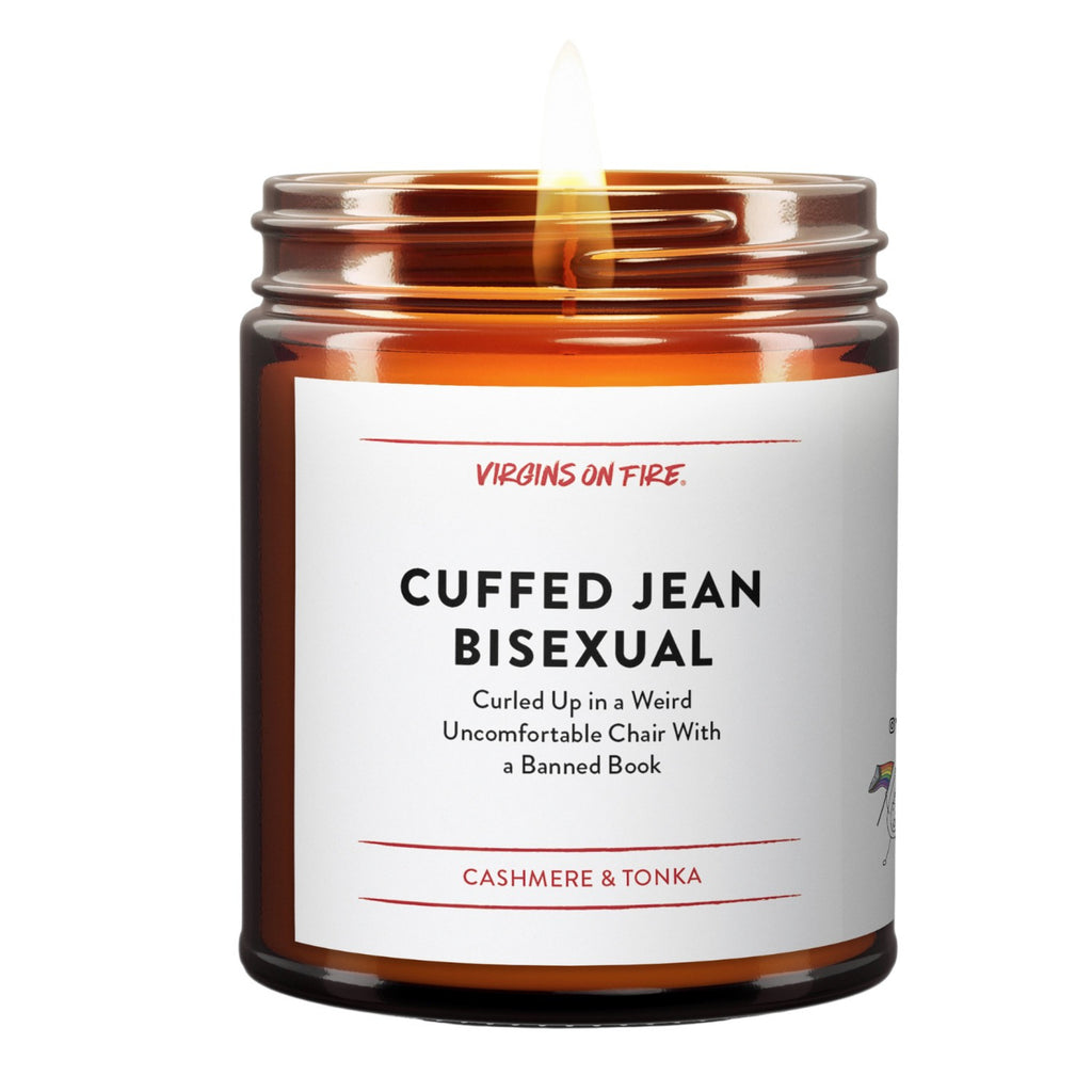 Cuffed Jean Bisexual Candle.