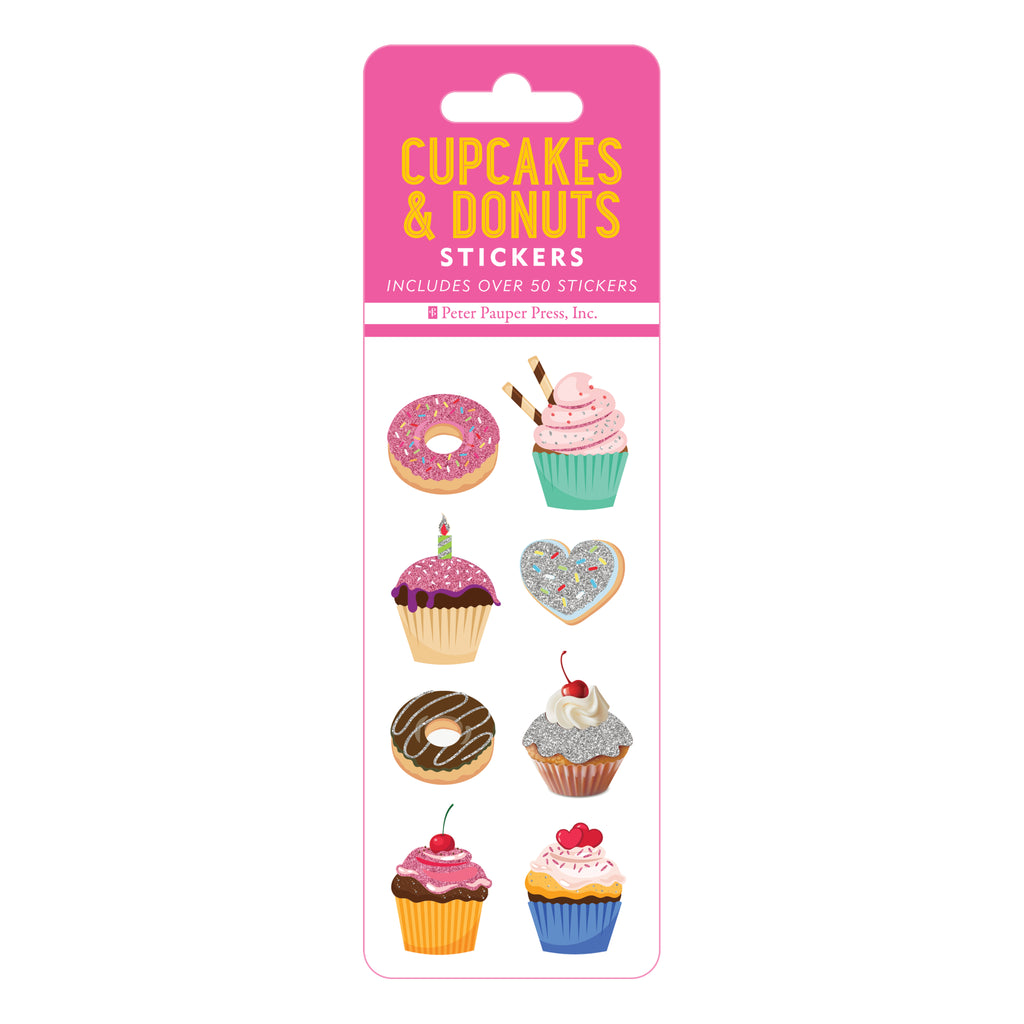 Cupcakes & Donuts Sticker Set.