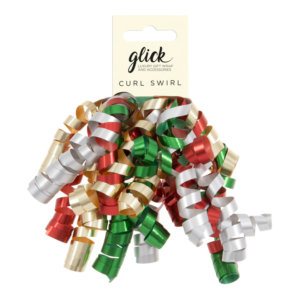 Curl Swirl Bow Festive Mix.