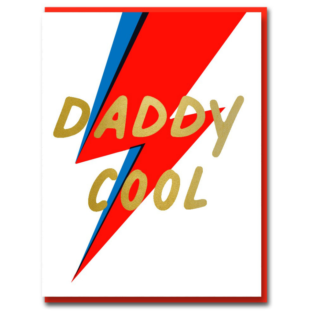 Daddy Cool Lightning Bolt Card.