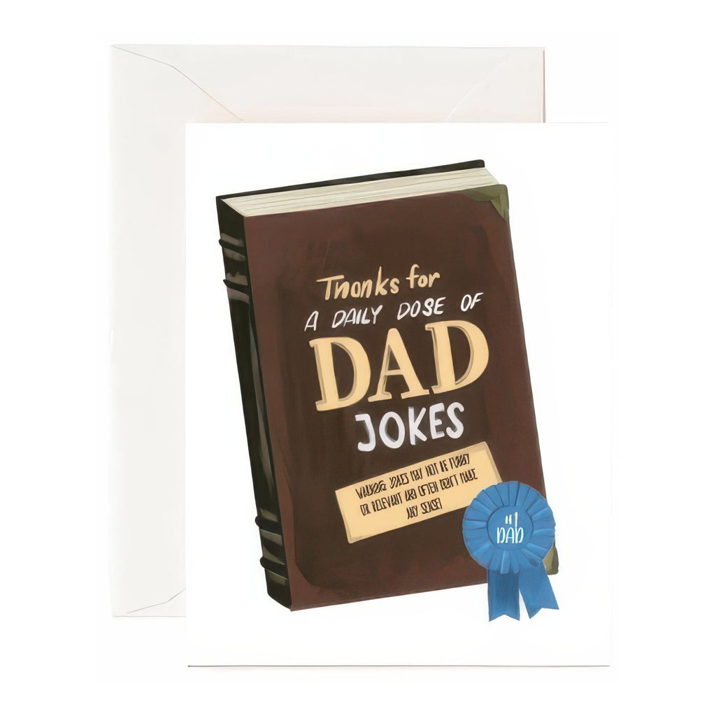 Daily Dose Of Dad Jokes Father's Day Card | Jaybee Design – Outer Layer