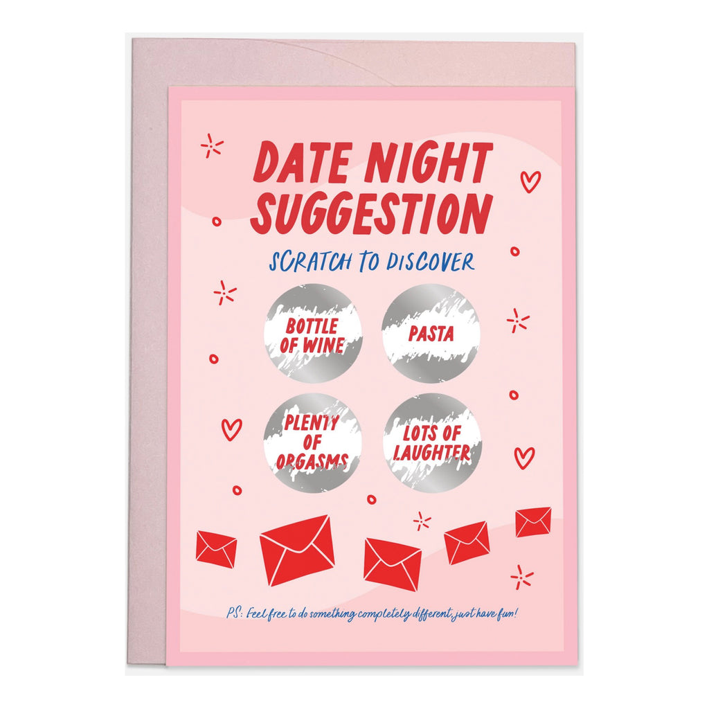 Date Night Suggestion Love Card.