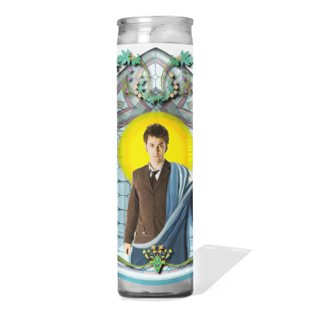 David Tennant Doctor Who Celebrity Prayer Candle.
