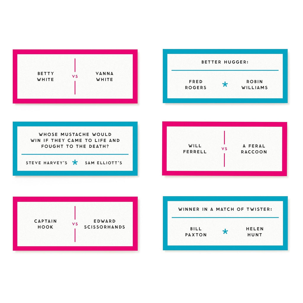Debatable Battle Edition sample cards.