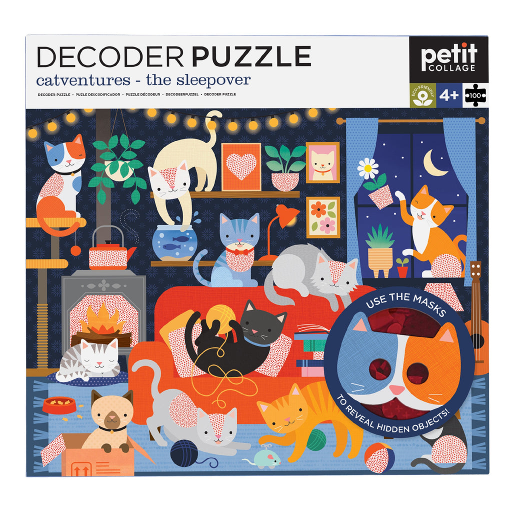 Decoder Puzzle: Catventures The Sleepover.