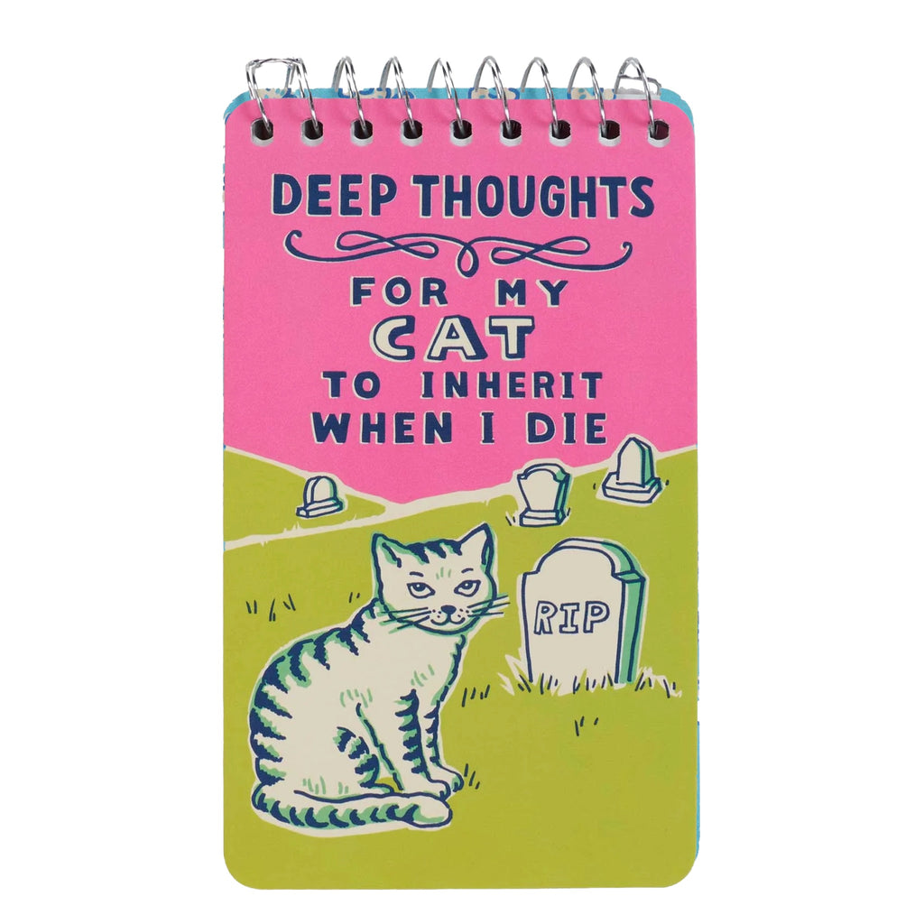 Deep Thoughts Spiral Notebook.