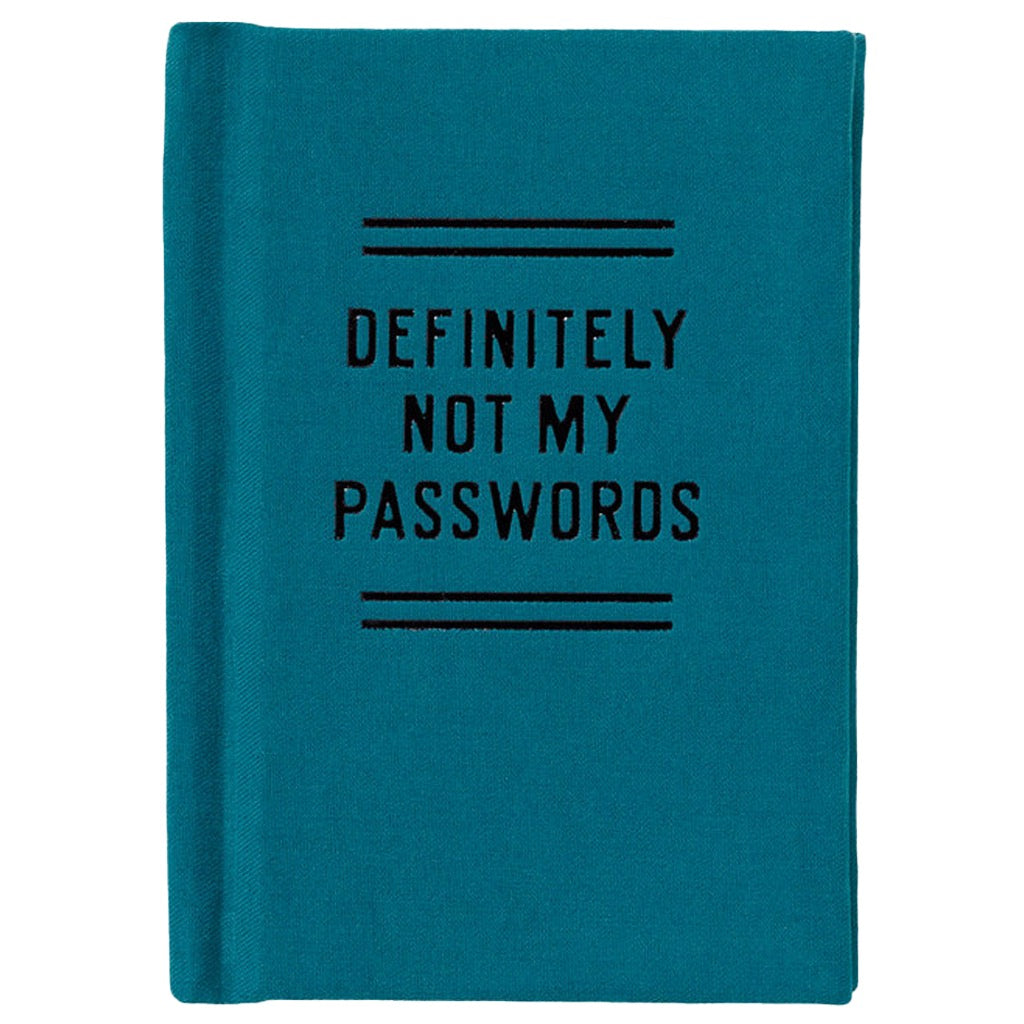 Definitely Not My Passwords Diary.