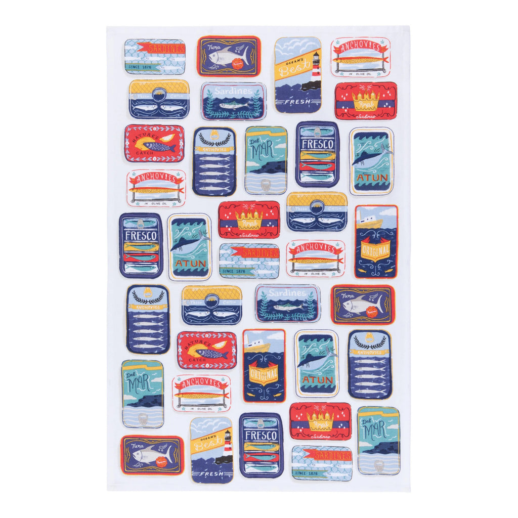 Del Mar Printed Dishtowel.