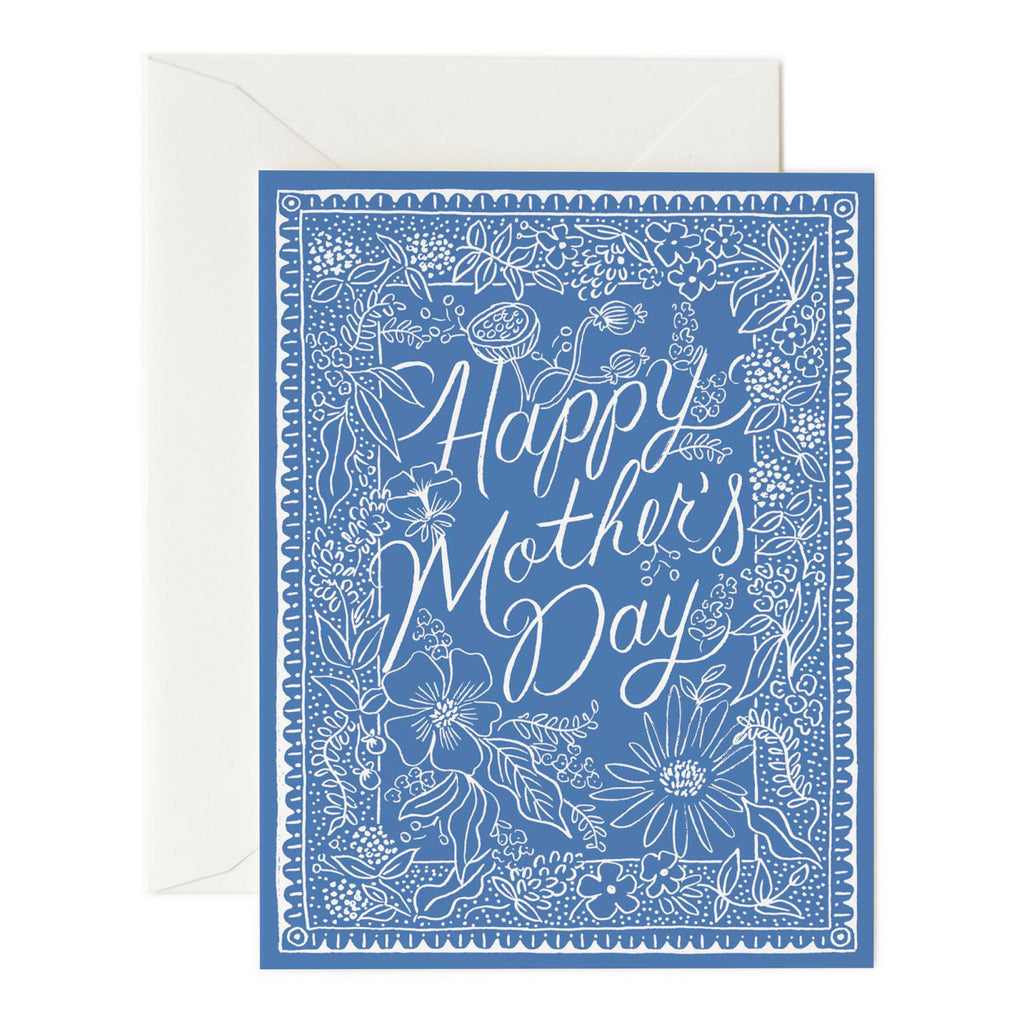 Delft Mother's Day Card.