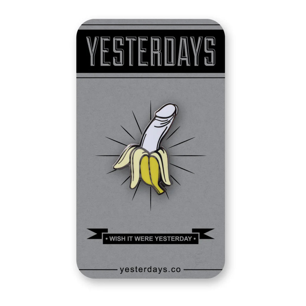 Dick Banana Pin packaging.