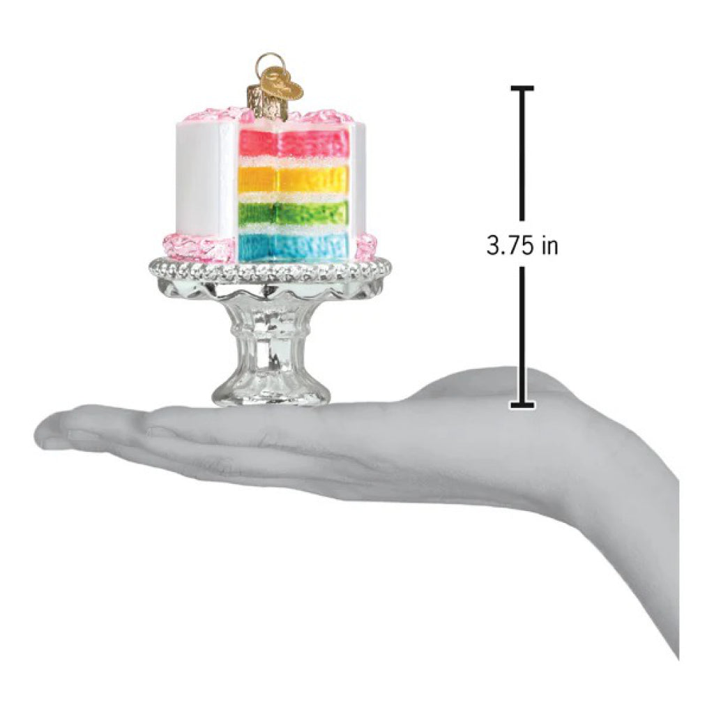 Dimensions of Cake On Stand Ornament.