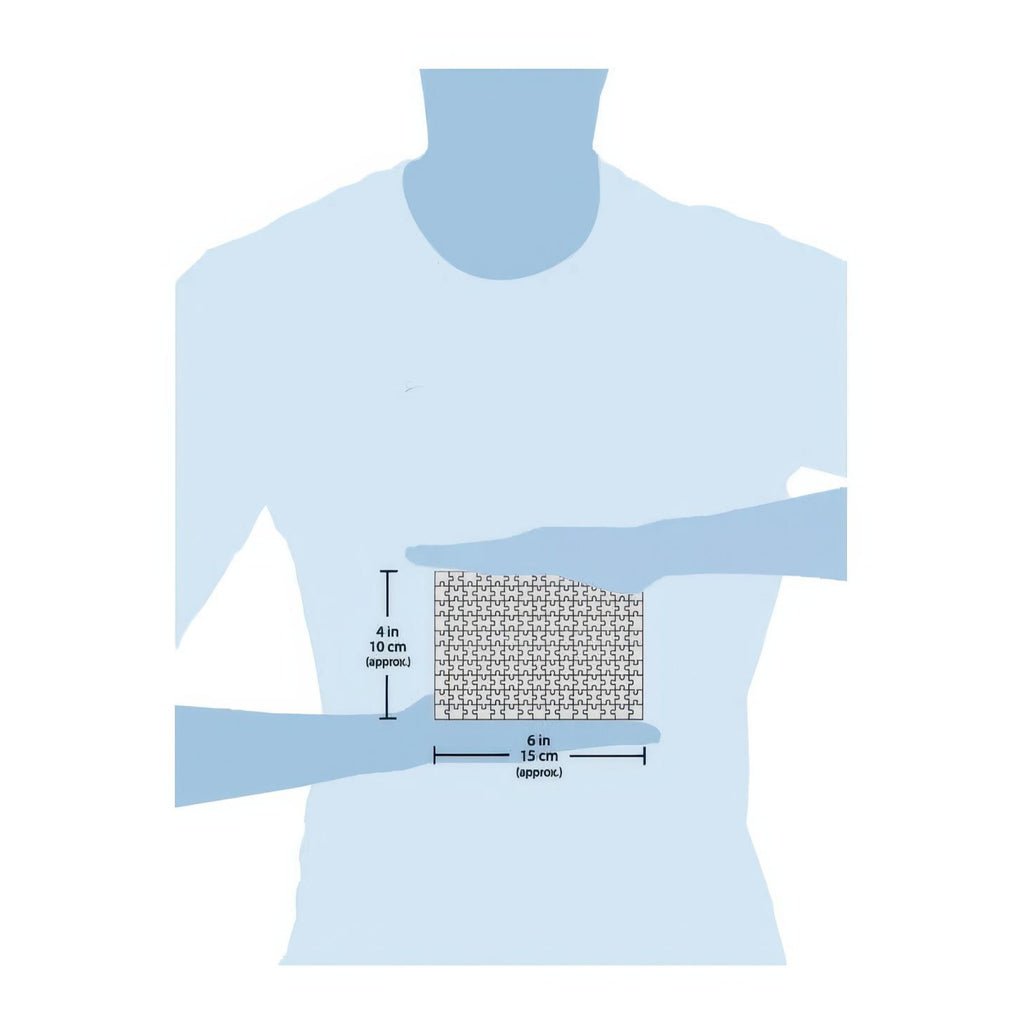 Dimensions of Colorful Bear Mini Jigsaw Puzzle.