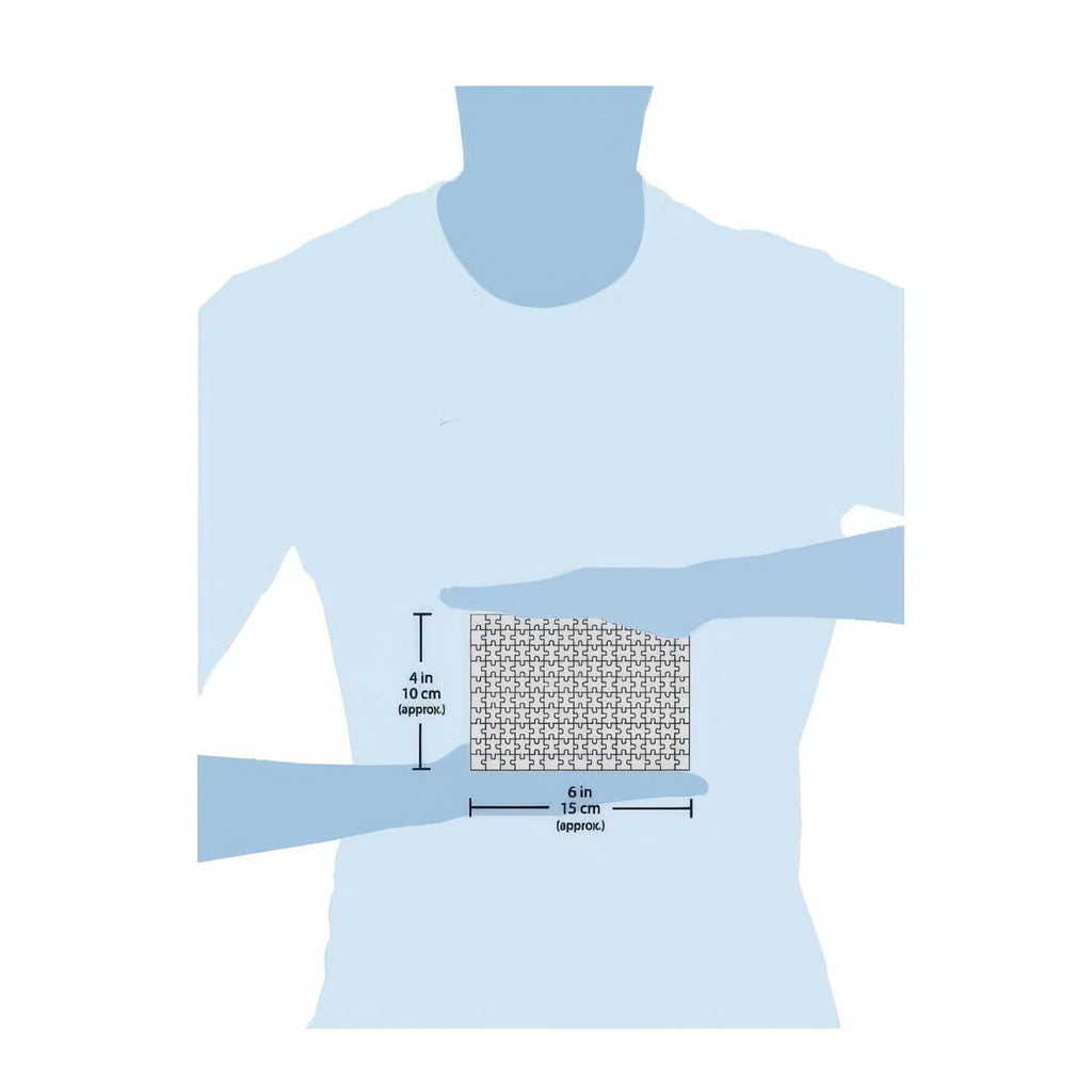 Dimensions of Dog Gone It Mini Jigsaw Puzzle.