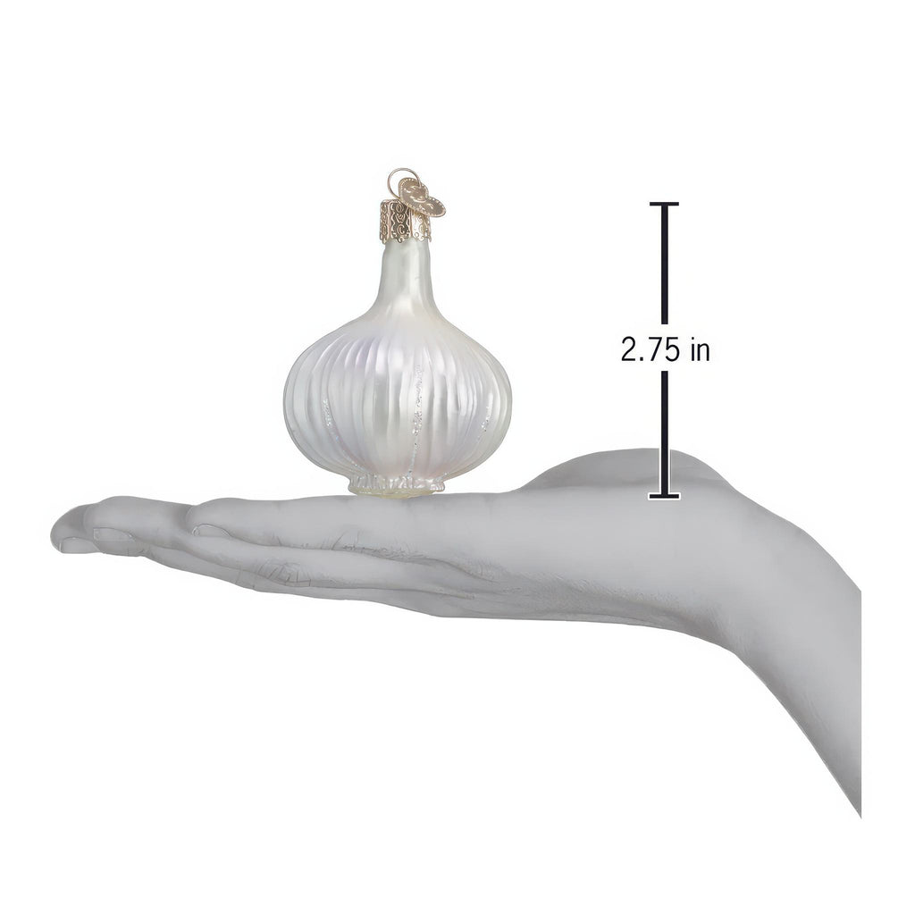 Dimensions of Garlic Ornament.