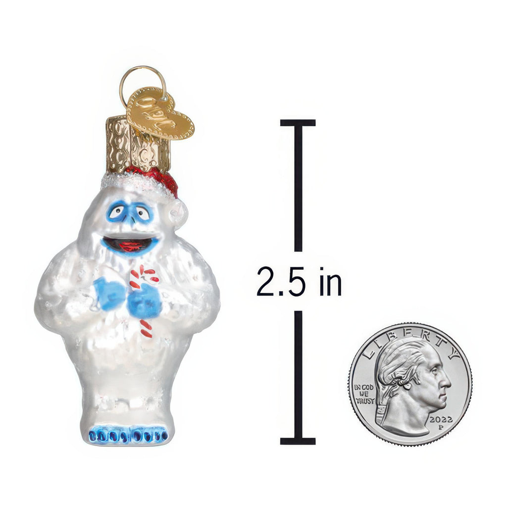 Dimensions of Mini Bumble Ornament.