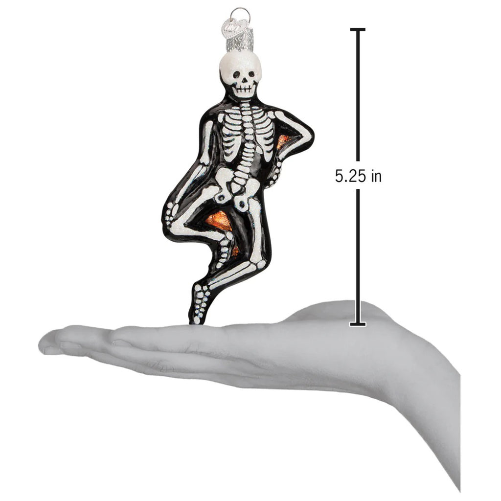 Dimensions of Mr. Bones Ornament.