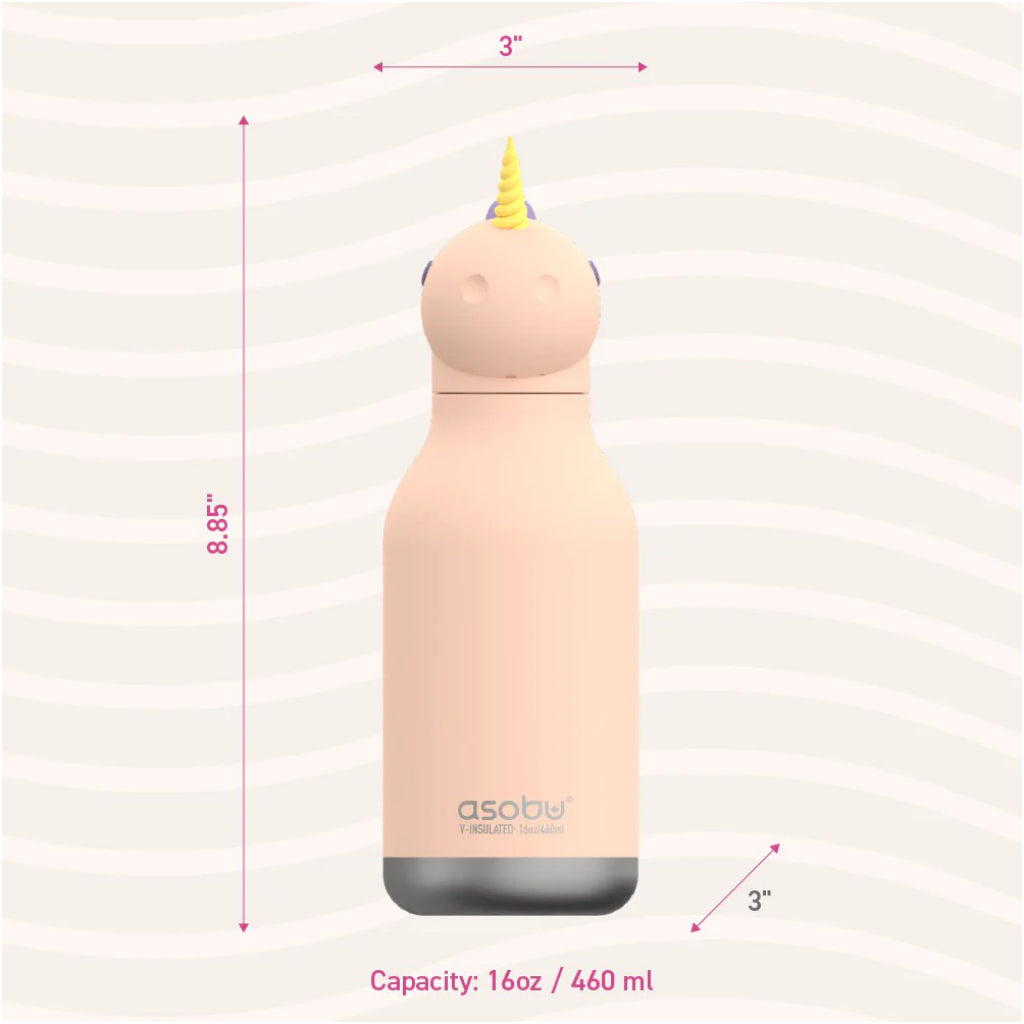 Dimensions of Unicorn Bestie Bottle.