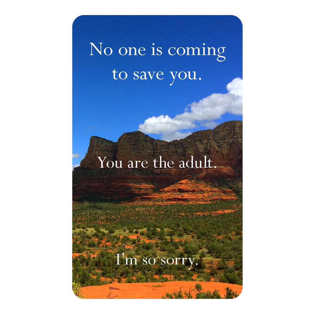 Disappointing Affirmations Deck - sample card 1.