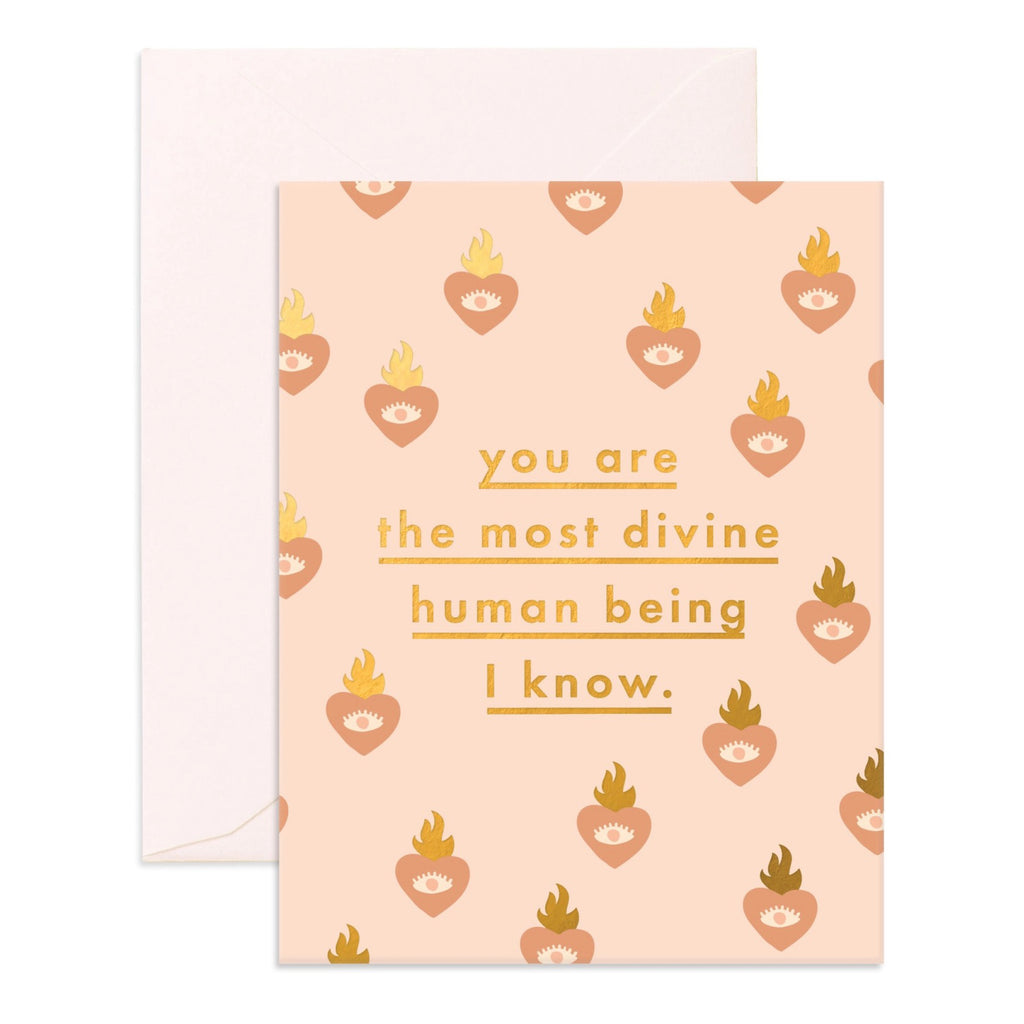 Divine Human Being Greeting Card.