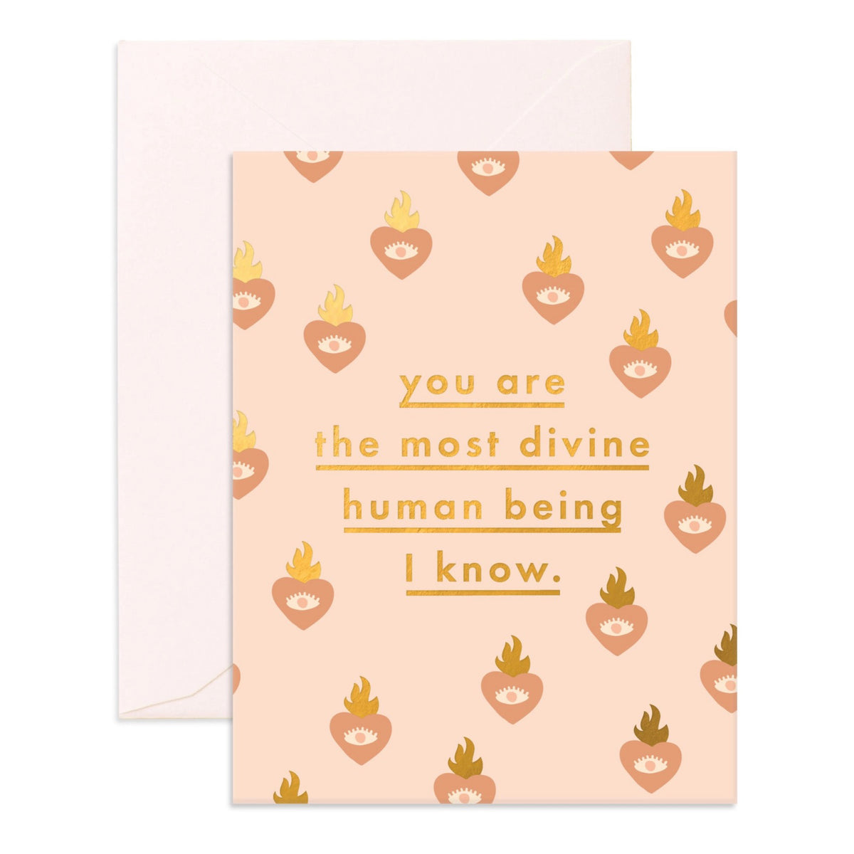 Divine Human Being Greeting Card | Fox & Fallow – Outer Layer