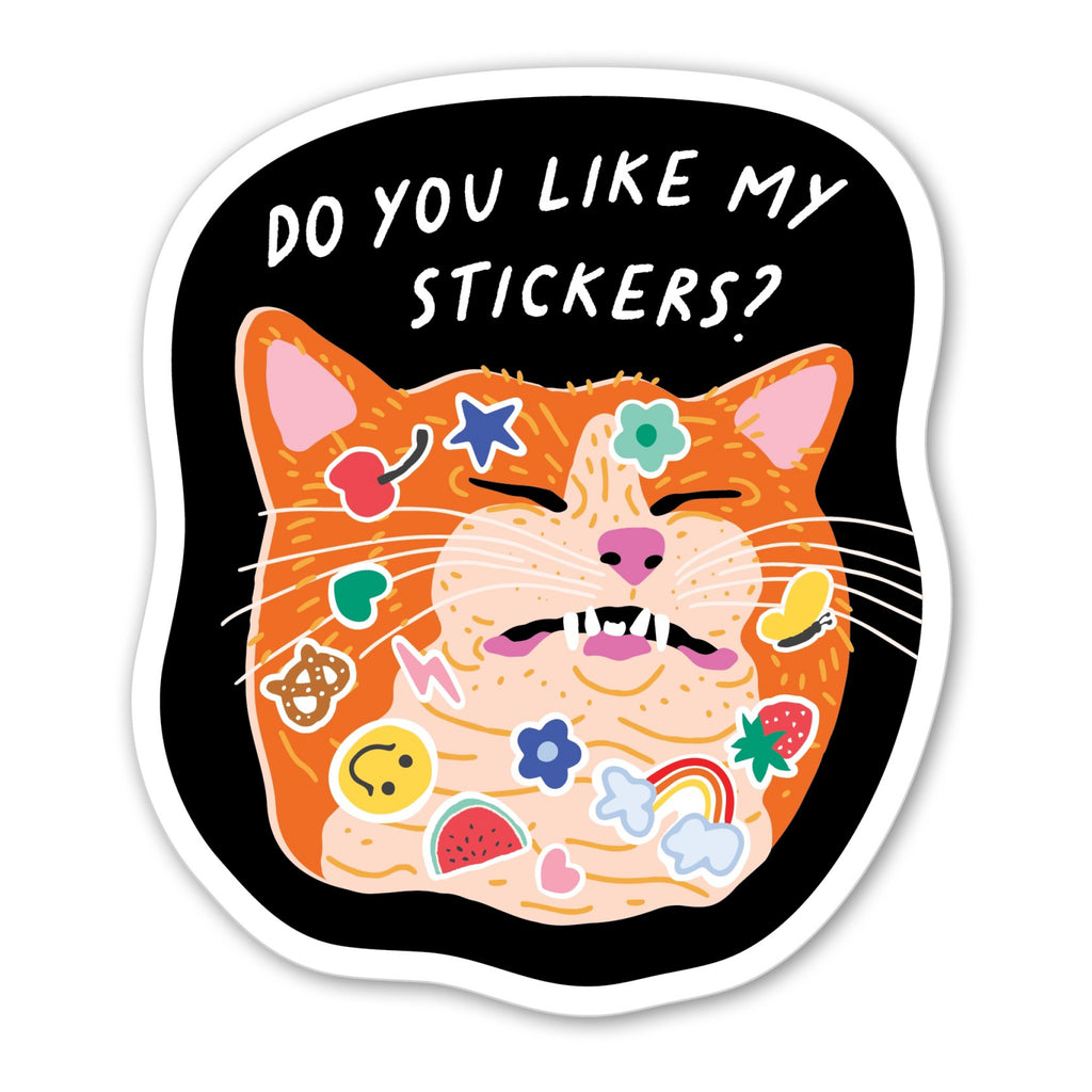 Do You Like My Stickers Cat.