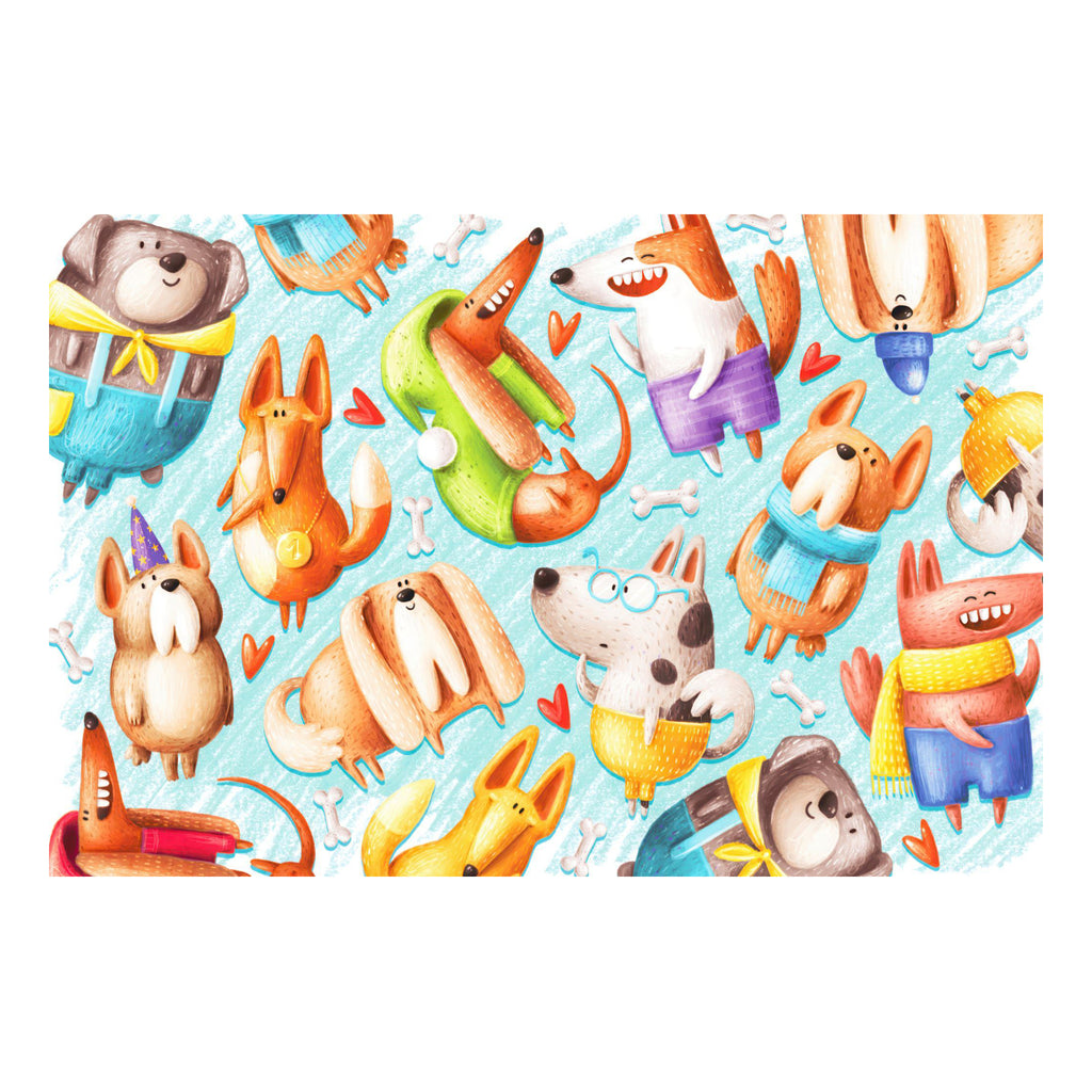 Dog Gone It Mini Jigsaw Puzzle assembled.