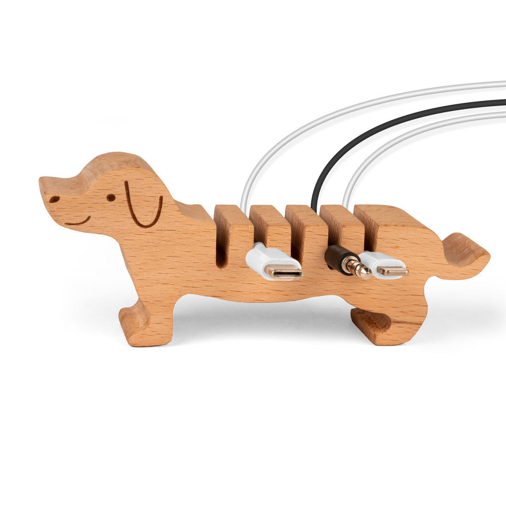 Dog Multi Cord Holder being used.