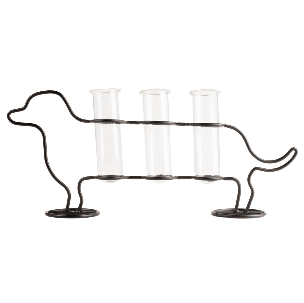 Doggy Triple Tube Vase.