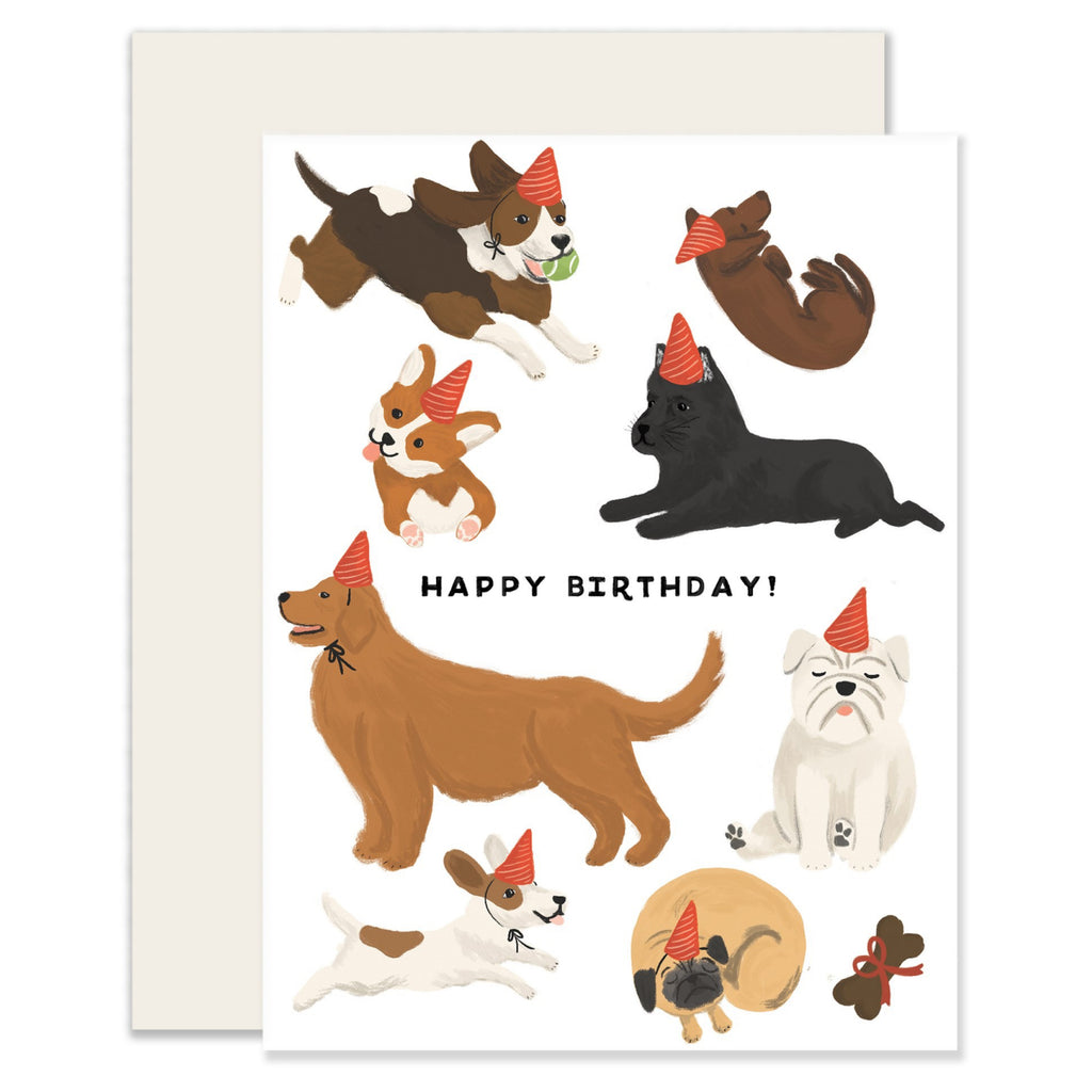 Dogs Birthday Card.