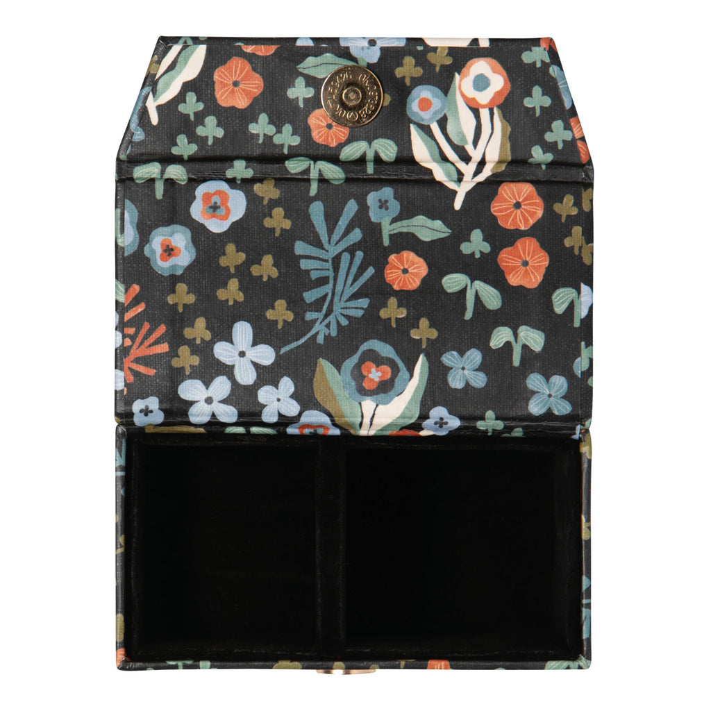 Dogwood Travel Jewelry Case top view.