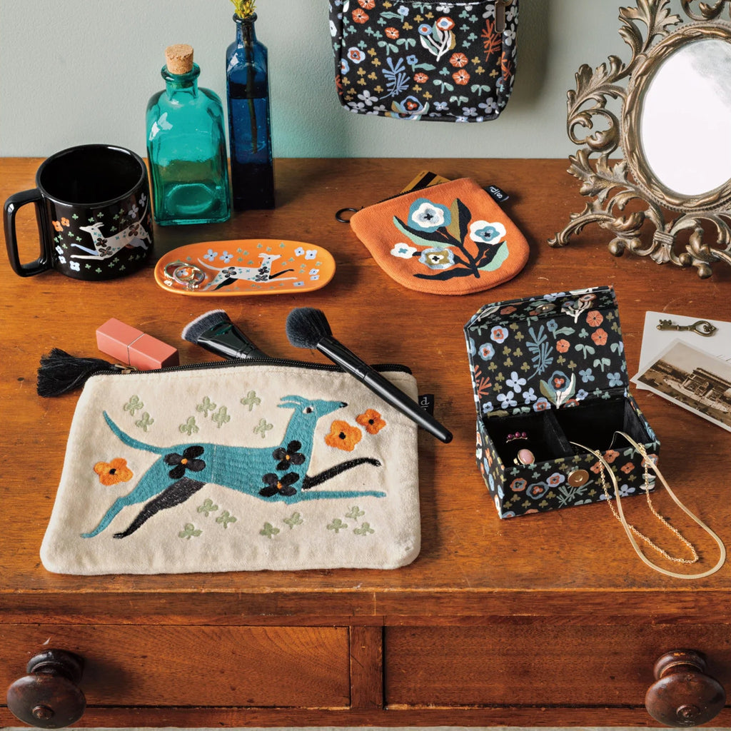 Dogwood Trinket Tray on table.