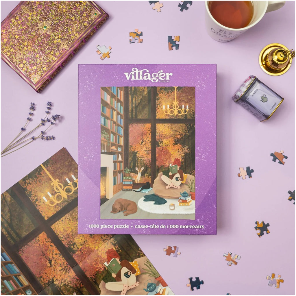 Dream Library Puzzle on table.