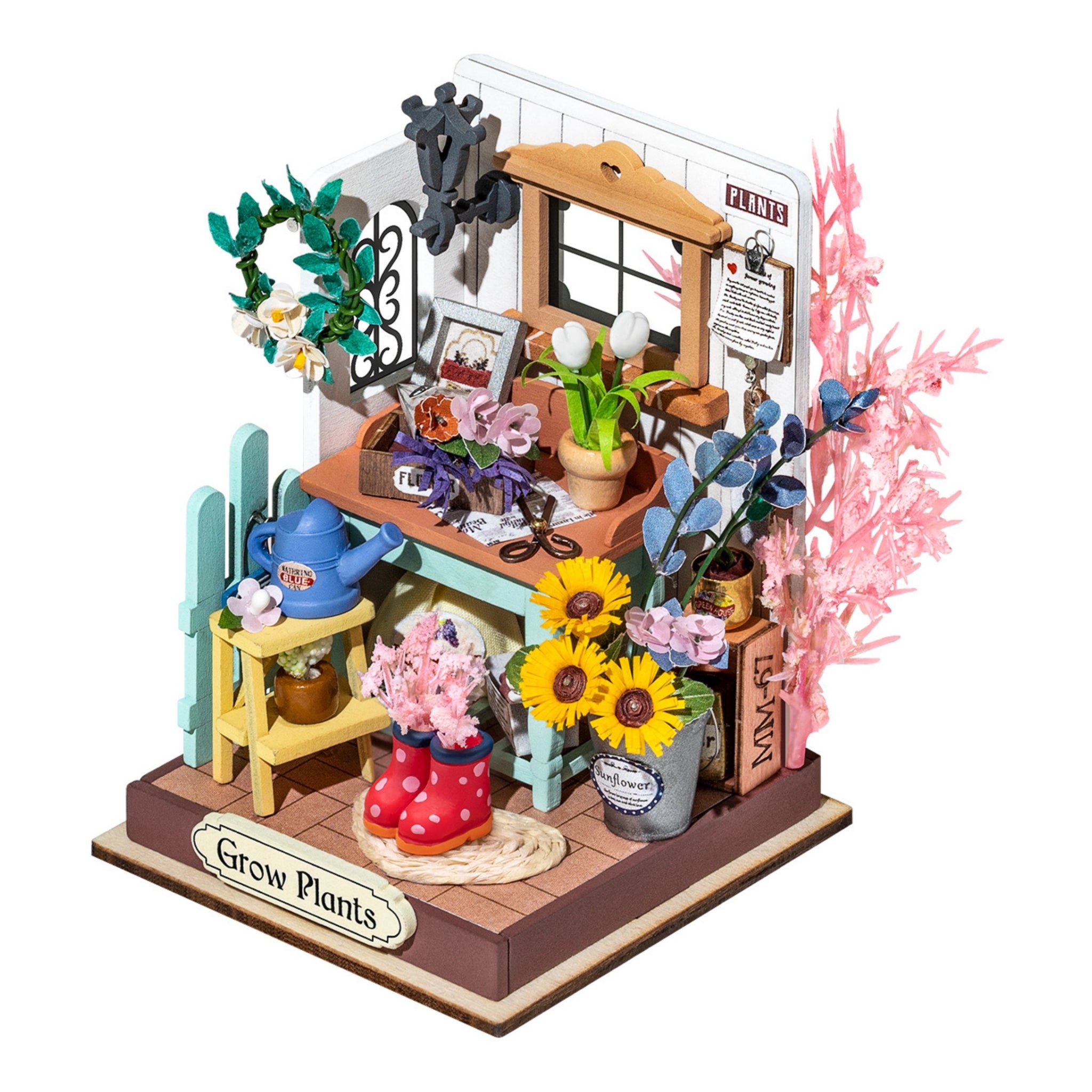 Terrace Building Kit Dreaming Terrace Garden DIY Miniature House Kit | Hands Craft – Outer Layer