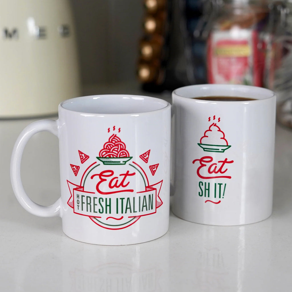 Eat Fresh Italian Rude Heat Change Mug.