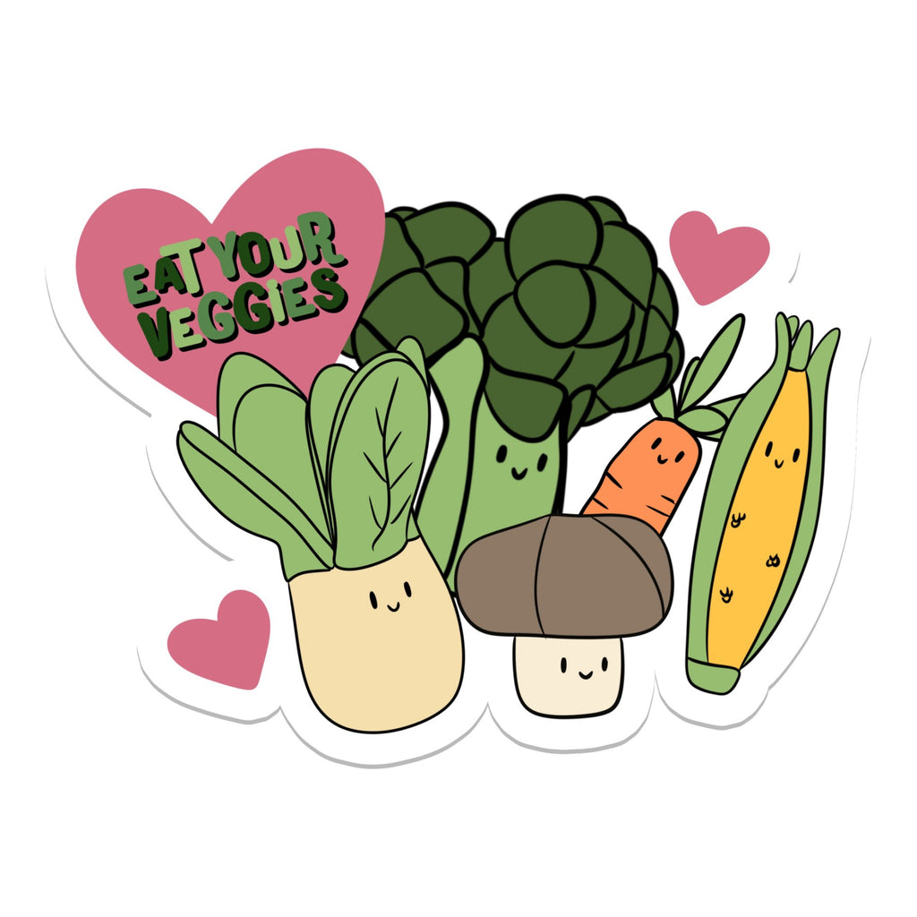 Eat Your Veggies Sticker.