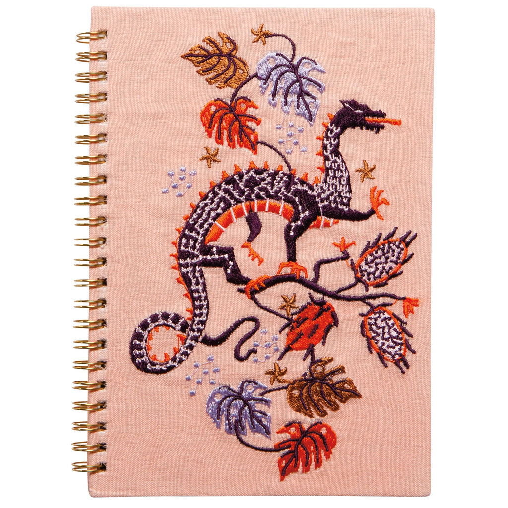 Ember Embroidered Notebook.