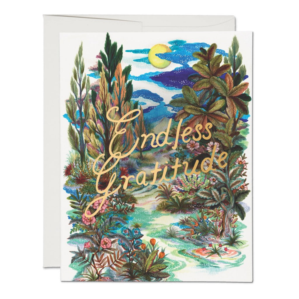 Endless Gratitude Thank You Greeting Card.