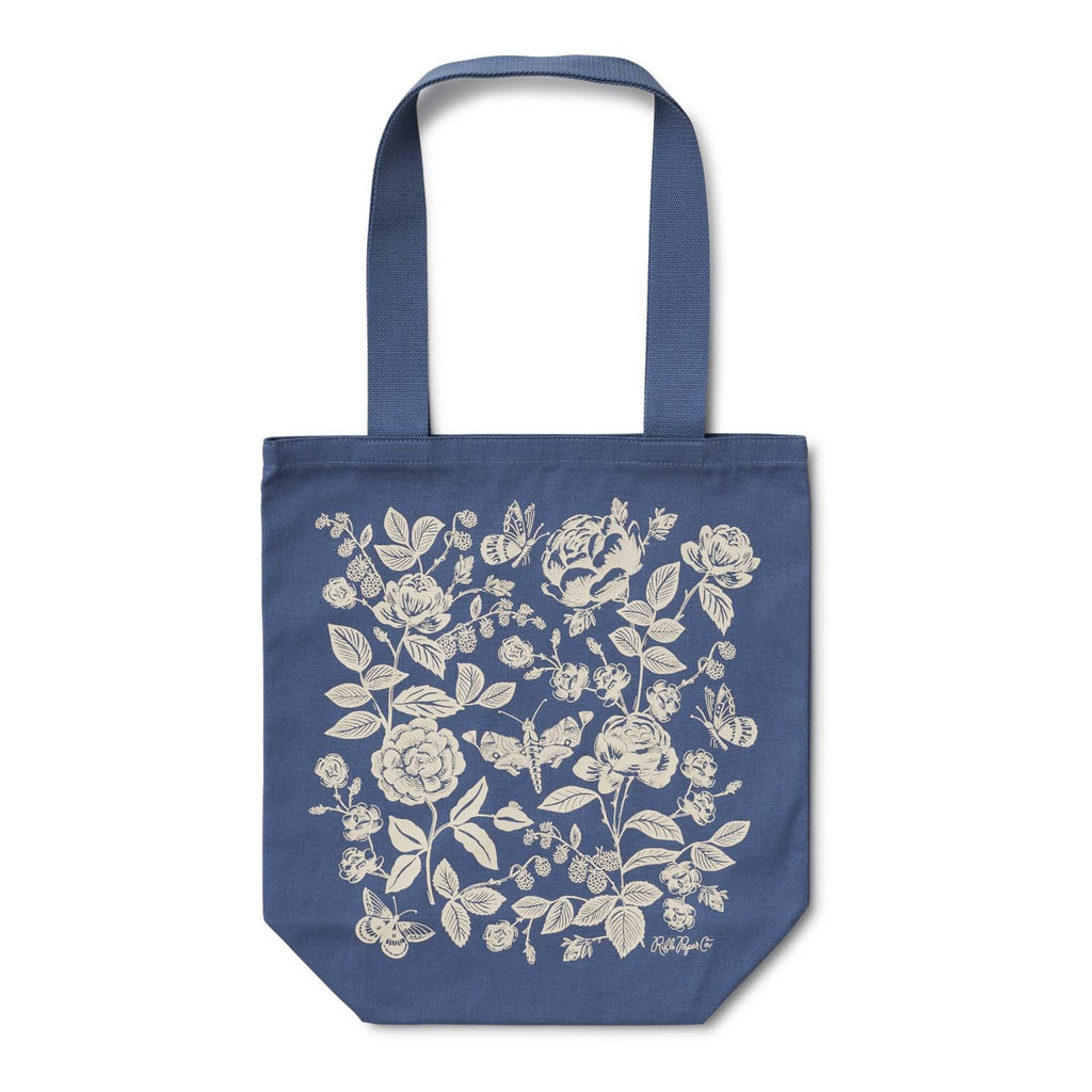 English Rose Canvas Tote Bag.